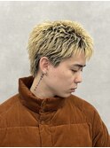 スパイキーショートピンパーマ京都四条河原町