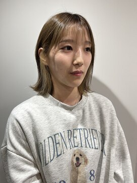 ルッツ(Lutz) 外ハネボブ×イヤリングカラー