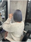 イメチェン/レッドブラウン/フルバング/似合わせカット/海老名駅
