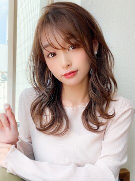 アフロートフクオカ(AFLOAT FUKUOKA) 【福岡初出店☆AFLOAT 福岡】小顔前髪ありくびれレイヤーカット