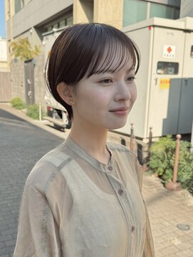 ミィ 表参道(mee.) 似合わせカット ショートボブ ショートヘア ハンサムショート