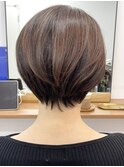 【白髪染め可】ボブショート ビフォアー&アフター