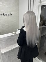 ウィステル&nbsp;ホワイトシルバーエクステ70枚【こーき】