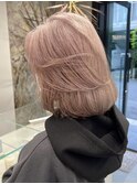 ミルクティーベージュヘーゼルベージュオリーブグレージュ顔周り
