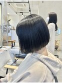 くびれヘア縮毛矯正アプリコットオレンジ夏ハイライト《用賀》