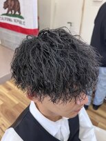 スウェル 稲毛店(Swell)&nbsp;サーフカール/フェザーパーマ/ブルーブラック/稲毛駅/眉毛