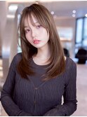 顔周りレイヤーカット