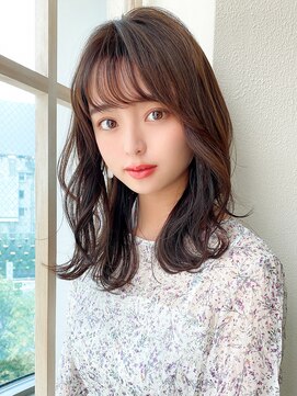 シルクレイ 新宿店(Silk-lei) 大人かわいいエアリーミディの小顔くびれ韓国ヘアー20代30