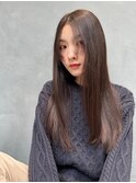 サラ艶ロング髪質改善ストレートパーマ小顔カット
