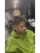 フランクスバーバーリベラルド 横浜(FRANK'S BARBER LIBERALD)&nbsp;MEN’S HAIR/ジェットフェード/ホワイトメッシュ　S
