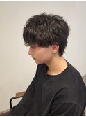 MEN’S HAIR/サーフカール/刈り上げセンターパート/ツイスト