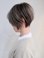 モリオ フロム ロンドン 成増店&nbsp;【morio成増 セリザワ】くびれショート 白髪ぼかしハイライト