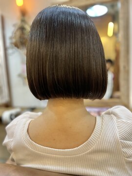 クオリア(QUALIA) 顎下2センチ 小顔美髪ボブ×プレミアム縮毛矯正/髪質改善 柏