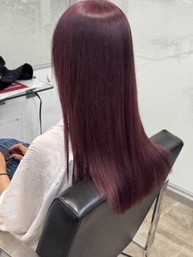 エオル(Eowl) #ワインレッドカラー#ブリーチ#赤系カラー