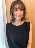 小顔×エアリーミディ×イルミナカラー×黒髪×吉祥寺