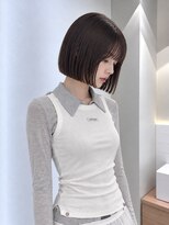 フォト 新宿三丁目(foto)&nbsp;髪質改善縮毛矯正地毛風ストレート切りっぱなしボブ