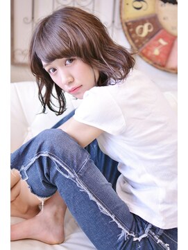 メイズ(MAZE) ナチュラルウェーブボブ【メイズ東中野・鍛原志行】