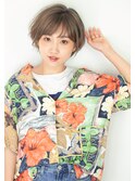 【CARE UMEDA】ショートボブ×無造作パーマ　徳田圭吾