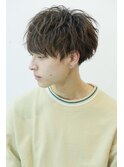 スパイラルマッシュ 刈り上げ 前下がり ツーブロ