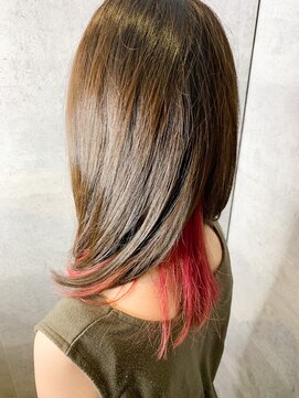 リオリス ヘア サロン(Rioris hair salon) チラ見せインナーカラー