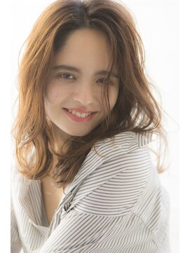 ミエル ヘア 新宿(miel hair) 【miel hair新宿】～ゆるふわ大人の無造作かき上げスタイル～