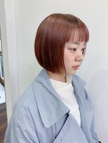 ルプラ カルム(le-pla Calme)&nbsp;ミニボブ×ピンクベージュ/ベージュピンク 20代30代40代