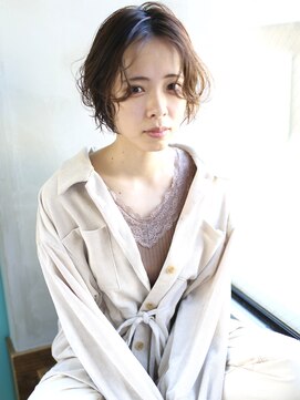 バース(BIRTH) 天神【BIRTH】センターパートショート×カーリースタイル 2