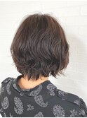 ラフウェーブがいい大人ショート［小田急相模原/髪質改善］