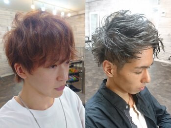 ヘアメイク フォックス 錦店(hair make FOX)の写真/【男の願いを叶えるFOX】モテたい/売上あげたい/イメチェンしたい/お任せを◎夜職の方も多数ご来店☆ 