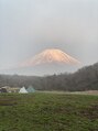 ヌビア(NUBIA) 富士山。キャンプの度富士山ロケーション狙うも降水確率50％。