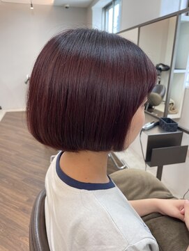 アプシー 三田駅前店(Apsee) チェリーレッド/ミニボブ