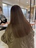 【美髪湿気対策】まるでトリートメントしたような髪質改善ストレート+カット