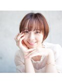 大人可愛い20代30代40代愛されショートボブ