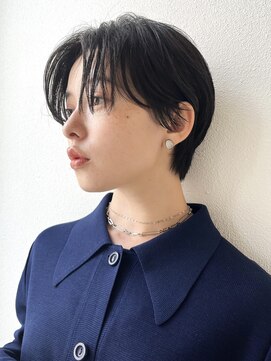 ガーランドツー(Garland 2F) ♪ハンサムショートセンターパート大人可愛いグレージュカラー