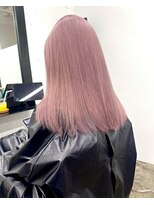 ディーカヘアーセンダイ(Di KA HAIR sendai) pink beige/ハイトーン/ケアブリーチ/ブリーチカラー/ピンク