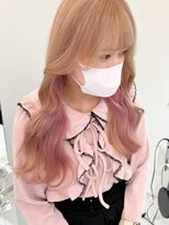 ランテルディ 渋谷(LANTERDIT)&nbsp;【LANTERDIT】ハイトーンカラー/ピンク/インナーカラー/Risa