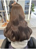ブリーチなし!ミルクティーベージュ