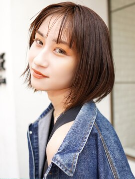 ドーチェ 池田店(DOCHE) ナチュラルボブ×ツヤブラウン