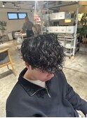 スペインカールスパイキーショートツイストスパイラルパーマ