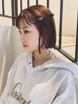 カシェ ホリエ(CACHE HORIE) ブラウン×ボブ