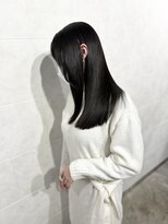 キュア 表参道(CURE)&nbsp;黒髪/グレージュカラー/ココアベージュ/ヘルシーロング[表参道]