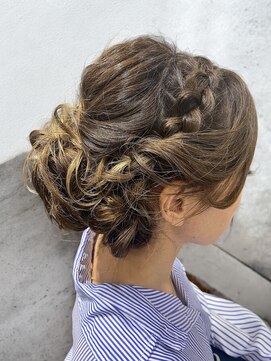 あお へあさろん ヘアセット