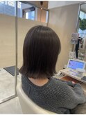 冬の透明感ボブ