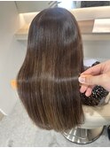 髪質改善＋明るい白髪染め