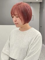 エニフォーイーストハム(Eni for eastham)&nbsp;ブリーチカラーショート/ピンクブラウン