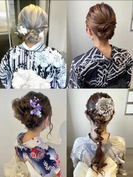 ディティカ サウ(Dityca sow)の写真/【栄駅徒歩30秒】浴衣の着付け+ヘアセットのご予約受付中！この夏、自分史上最高の美しさへ。