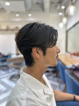 ロンドアベニール 北千住(Lond avenir) men'sフェザーパーマスペインカールニュアンスパーマ