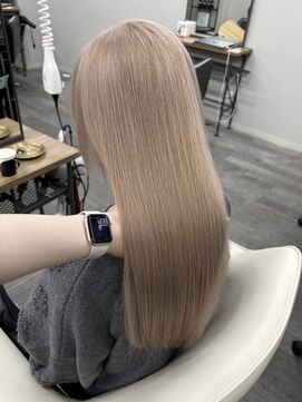 コト 福井大和田店(coto) 福井　大和田　ハイトーンカラー　ミルクティーベージュ　透明感