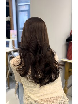 ハピネス 梅田茶屋町店(HAPPINESS) レイヤーカット/ブリーチなし/韓国風巻き/顔まわり/髪質改善