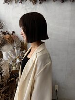 ミント(mint) 切りっぱなしボブの質感◎